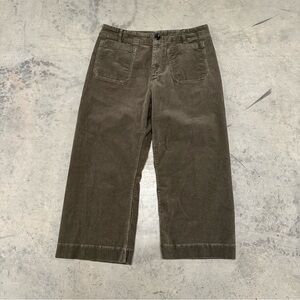 Quince Wide-Leg Corduroy Pants, in Expresso Color Size 14